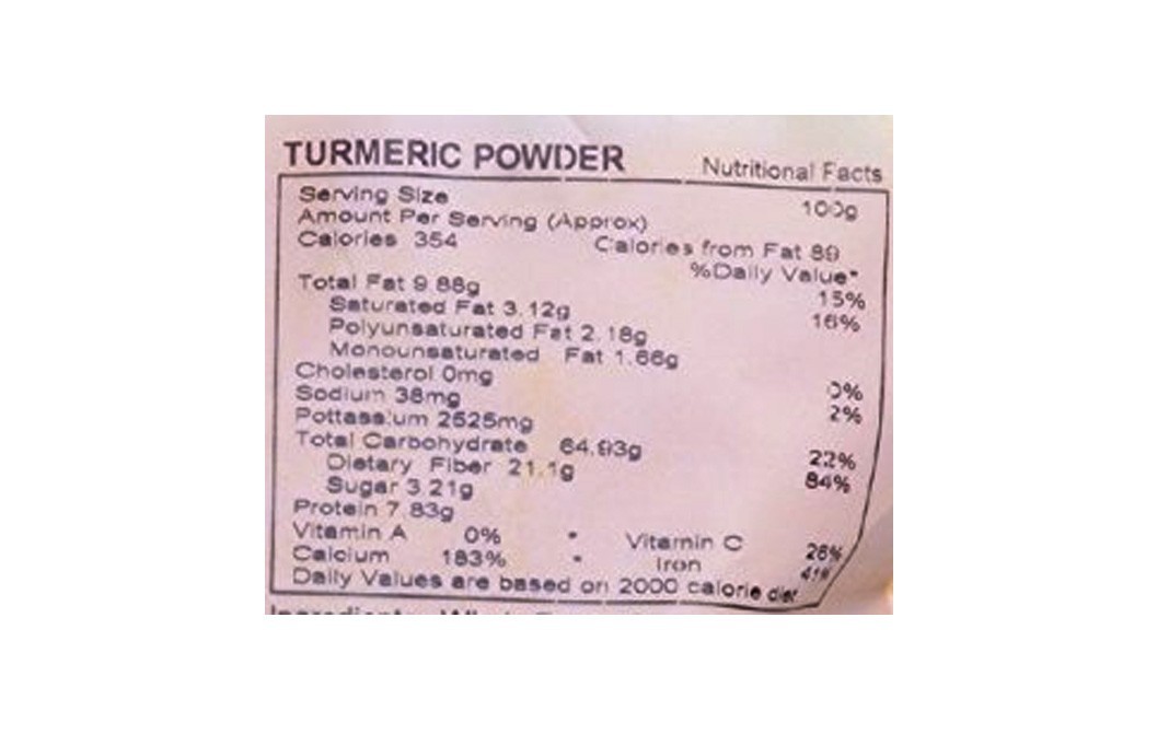 Go Earth Organic Turmeric Powder    Pack  500 grams